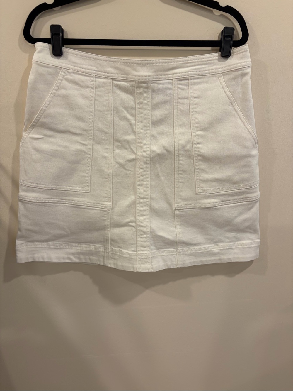 Cabi White Mini Skirt Size 10 Style#6645